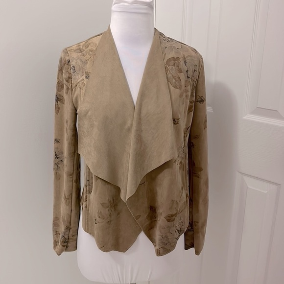 Kut From The Kloth Tayanita Faux Suede Floral Jacket - Picture 2 of 8